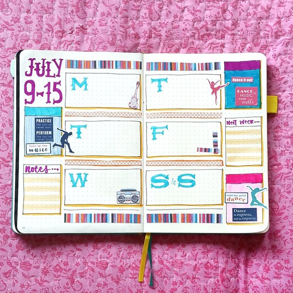 9 July 2018 Bujo Weekly