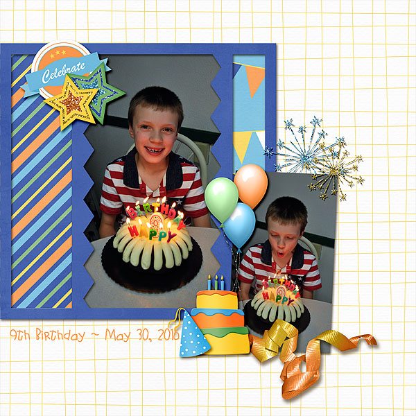 9th Birthday Cake