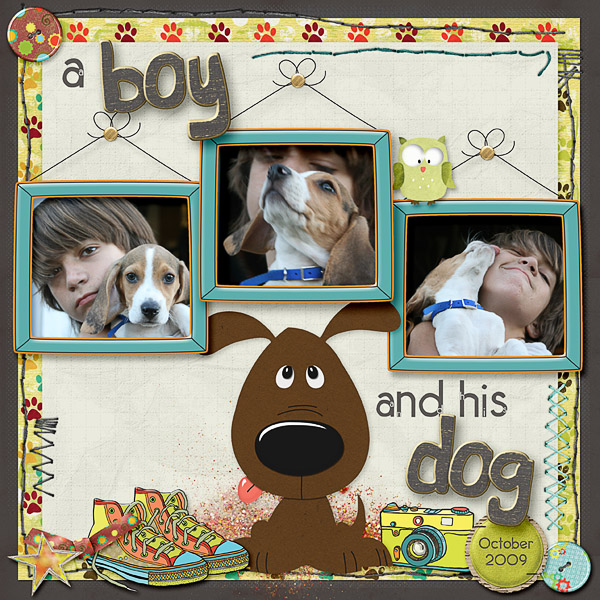 a boy and his dog