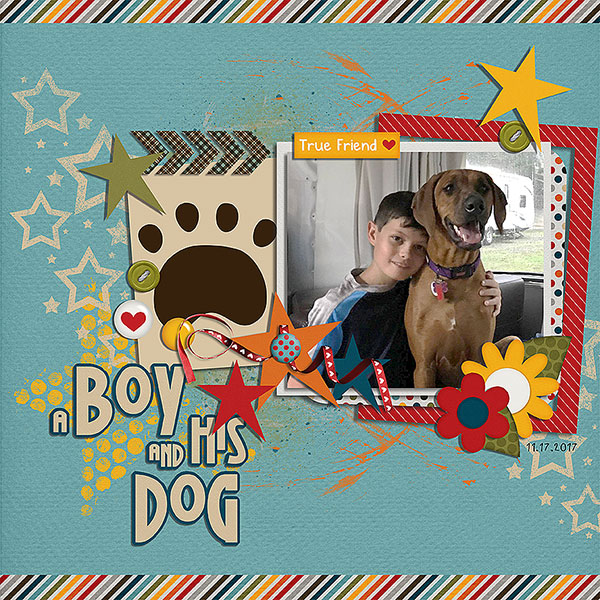 a boy and his dog