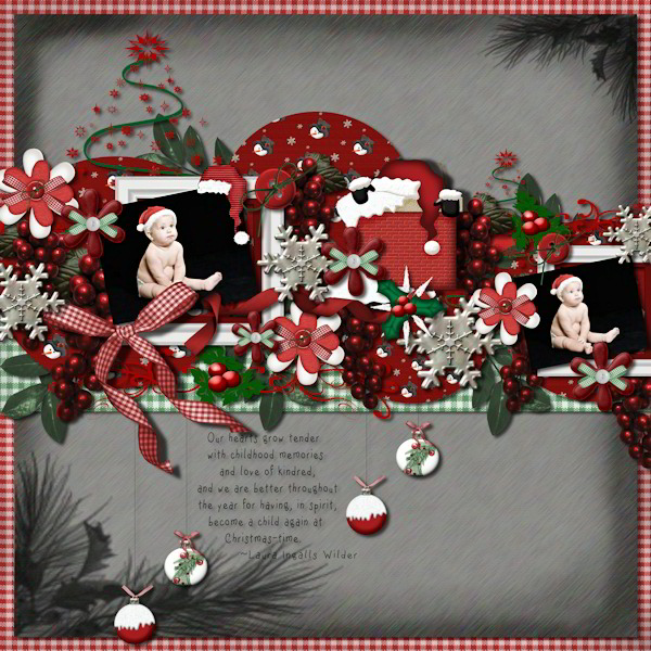 A child again at Christmas time