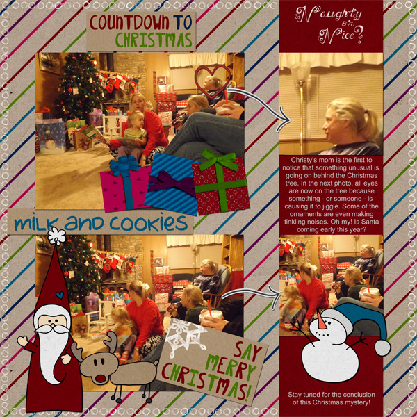 A Christmas mystery in two pages