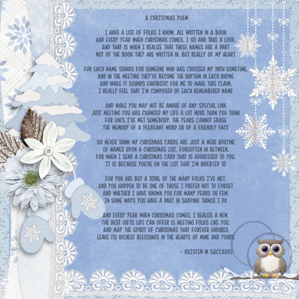 A CHRISTMAS POEM