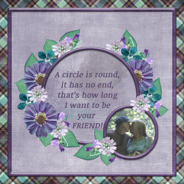 A circle is round, it has no end ...