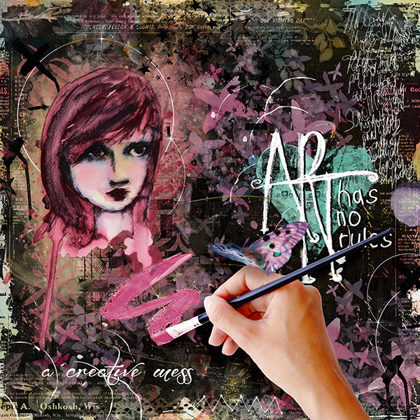a creative mess