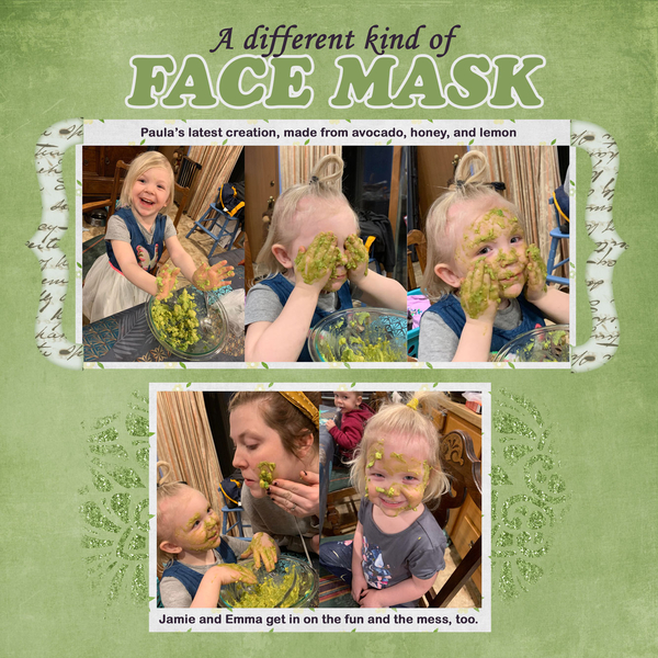 A different kind of face mask