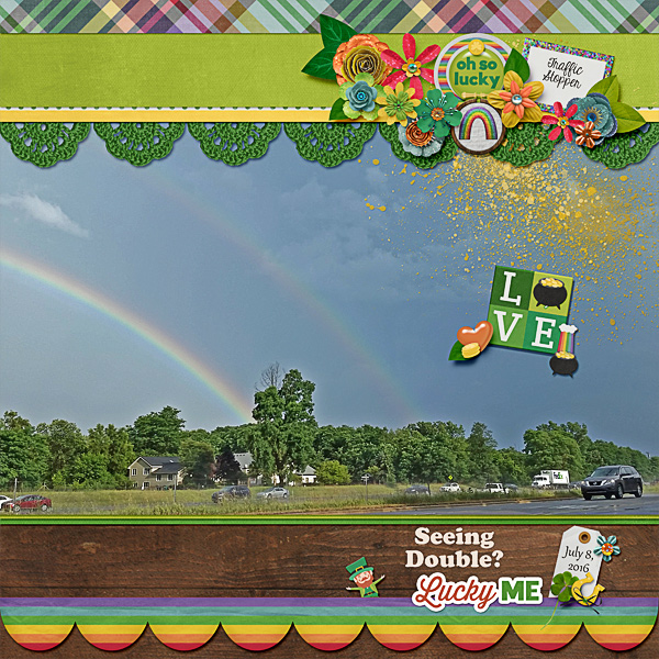 A Double Rainbow is a Traffic Stopper