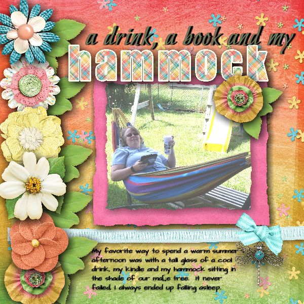 A Drink, a Book and my Hammock