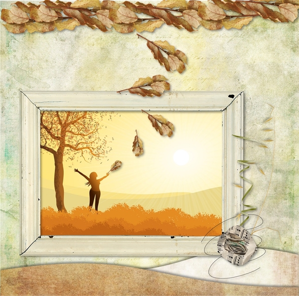 A Falling Leaf