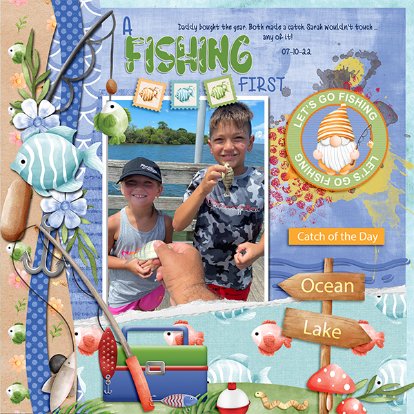 A Fishing First...