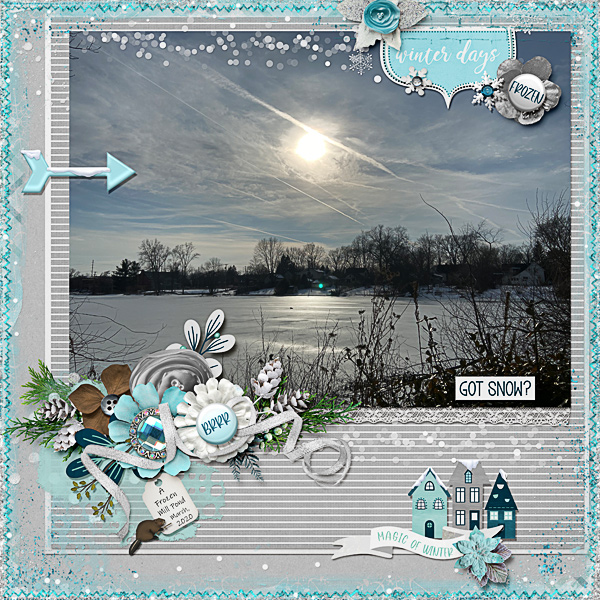 A Frozen Mill Pond
