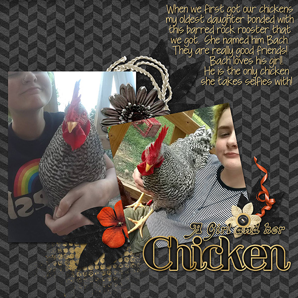 A Girl and Her Chicken