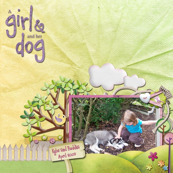 A Girl and Her Dog