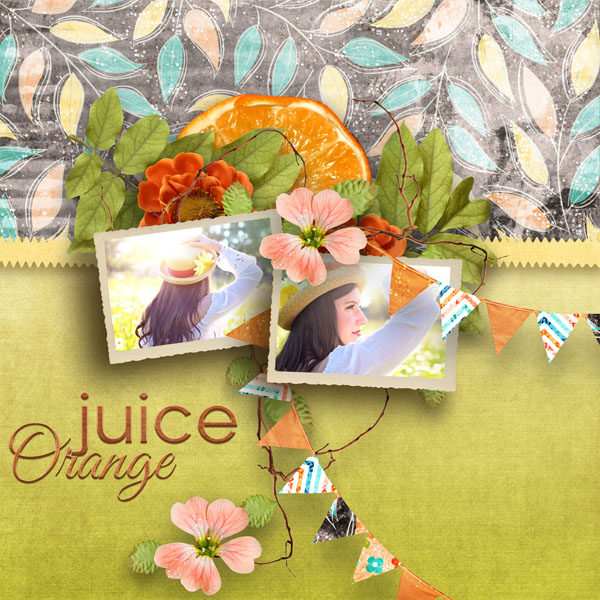 A Glass Of Ice: Orange Juice