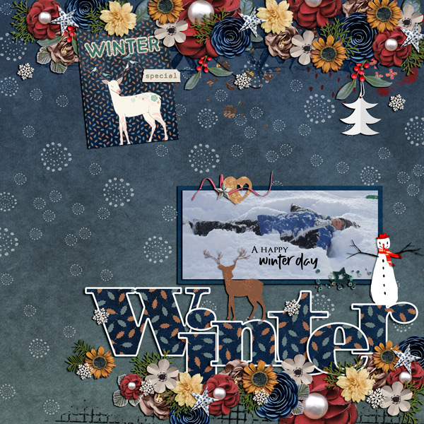 a happy winter day