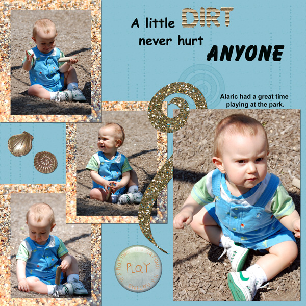 A little dirt