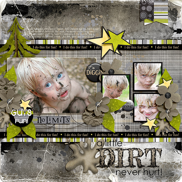 a little dirt