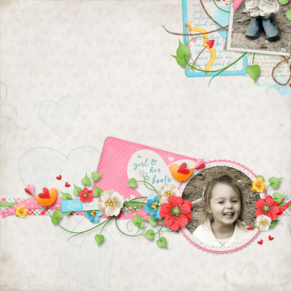 a little girl and her boots