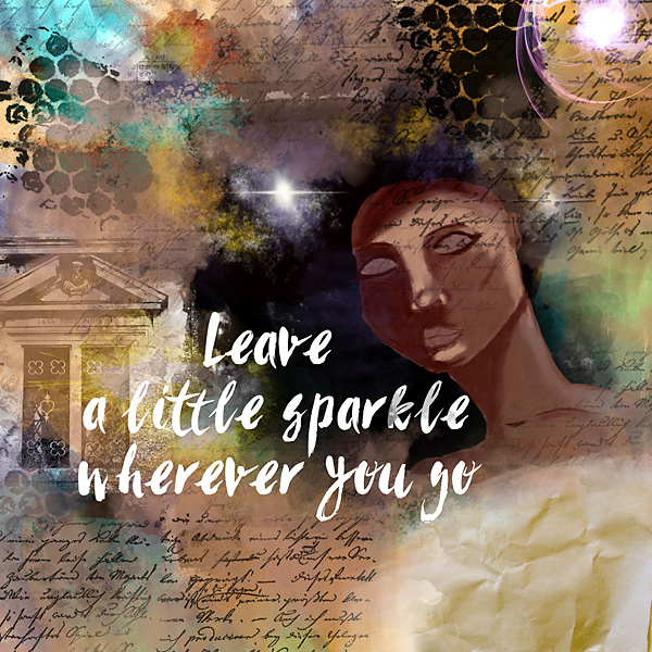 A little sparkle