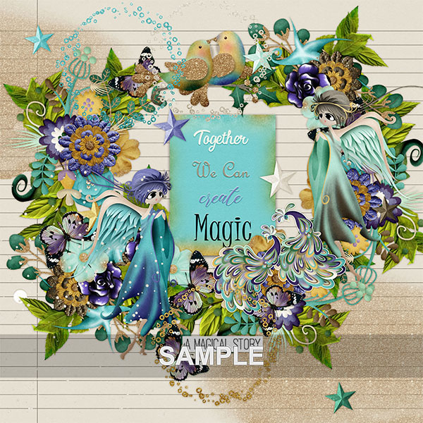 A Magical Story Layouts