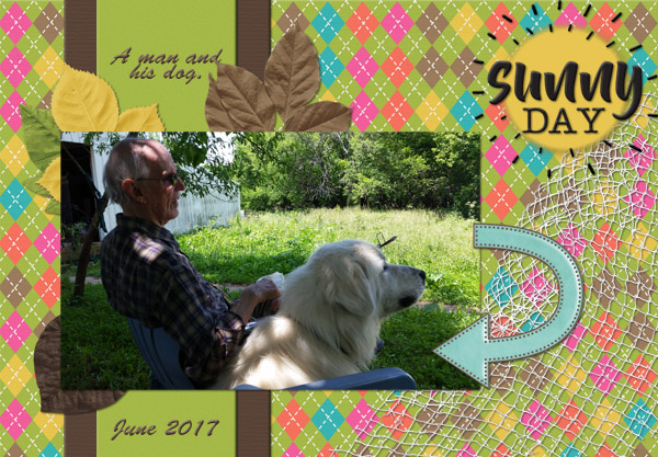 A man and his dog