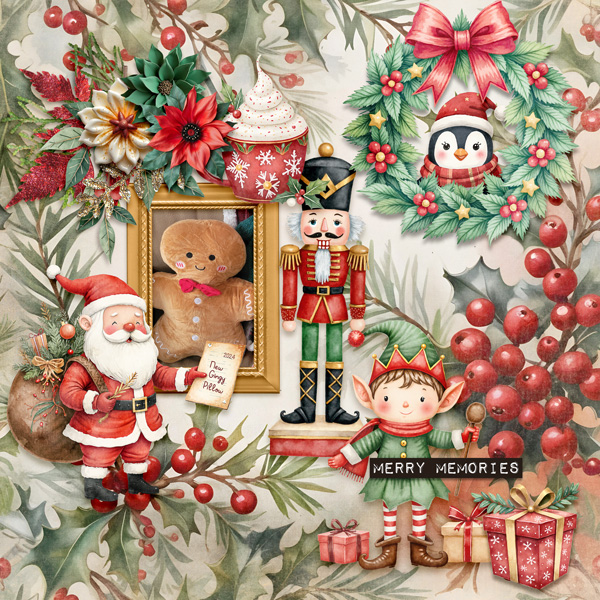 A Merry December - Gingy Pillow