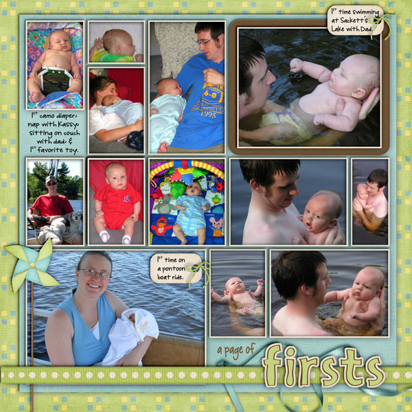 a page of firsts!