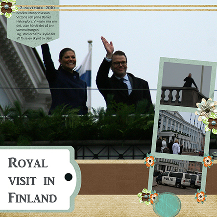 A royal visit in Finland