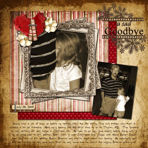 a sad Goodbye