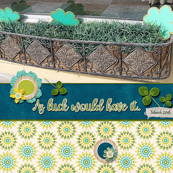 A Shamrock Window Box