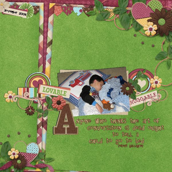a sleeping child
