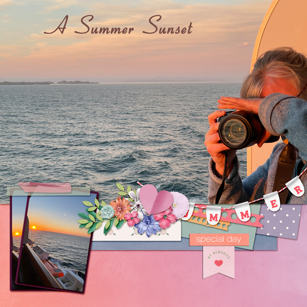 A summer sunset