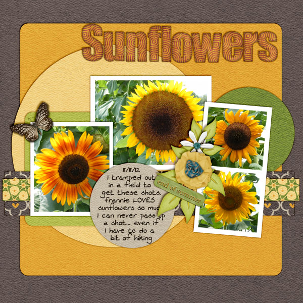 A Sunflower For Frannie
