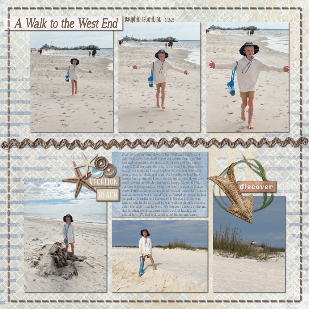 A Walk to the West End; Dauphin Island, AL 3-12-25