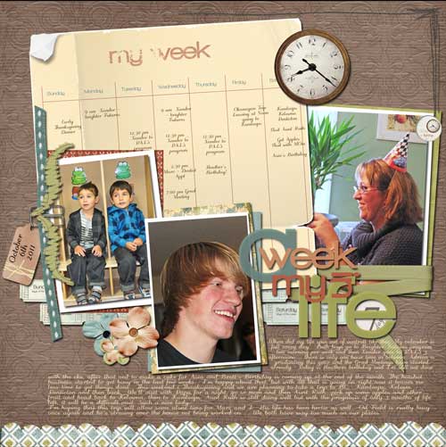 a week in my life