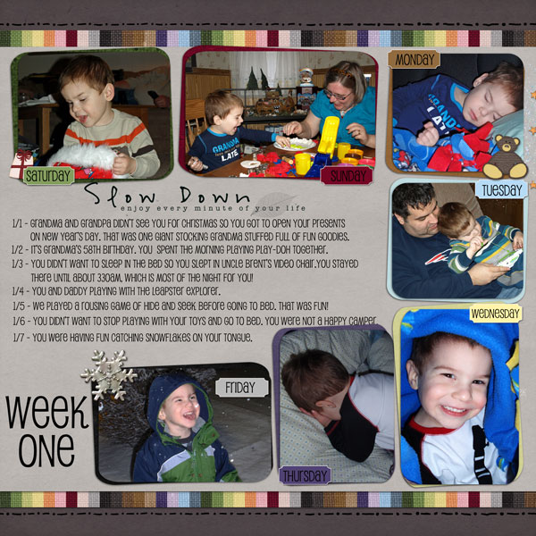 A Year in the Life of Gabe - Week 1