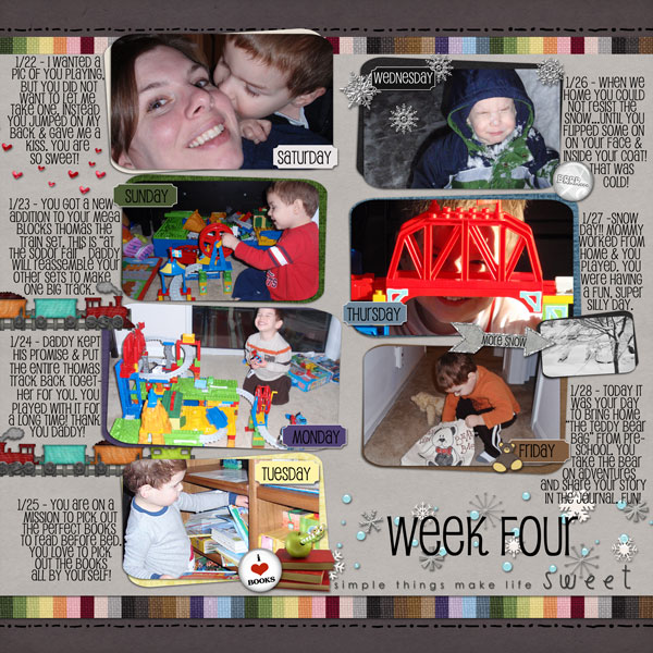 A Year in the Life of Gabe Week 4