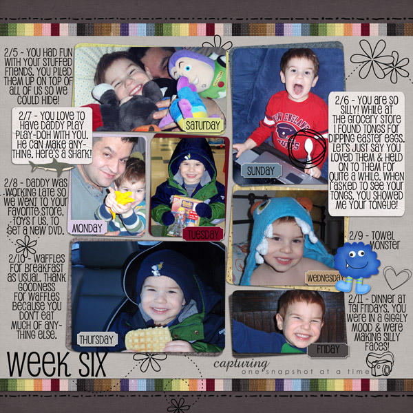 A Year in the Life of Gabe Week 6