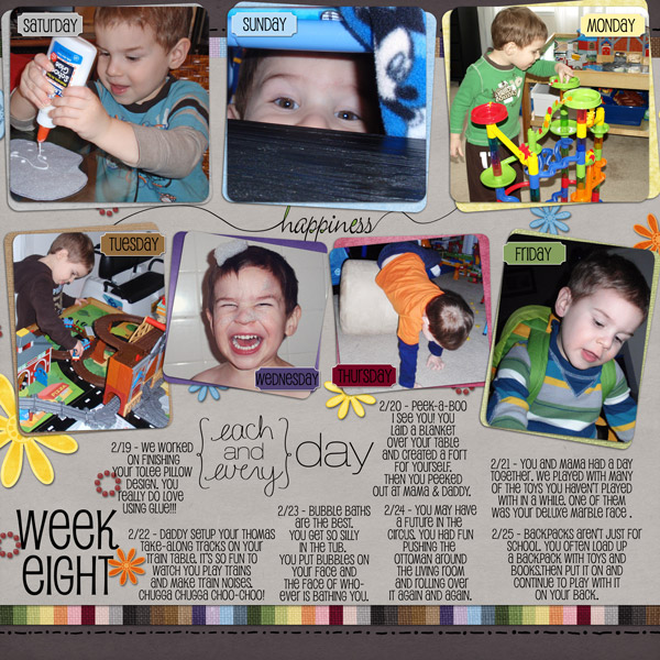 A Year in the Life of Gabe Week 8