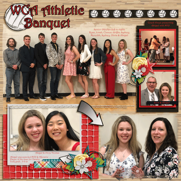 Abigail awarded MVP + Offensive Volleyball Player of the Year 5.4.21