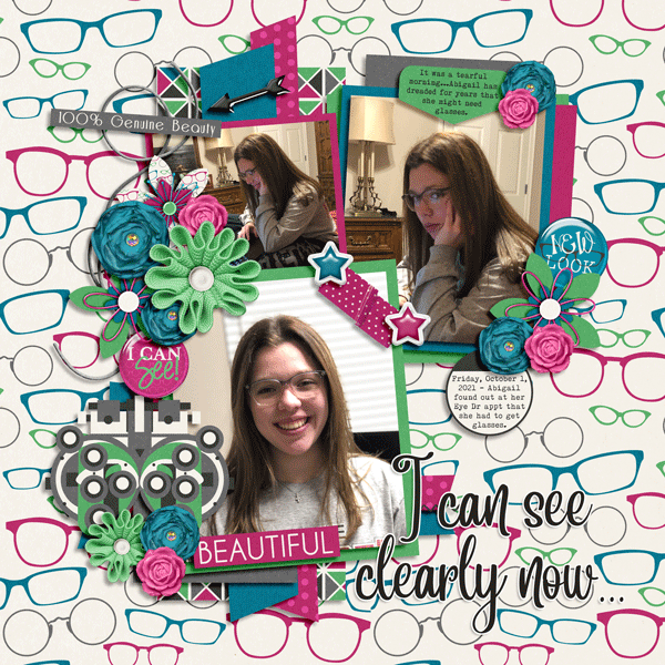 Abigail got glasses 10.12.2021
