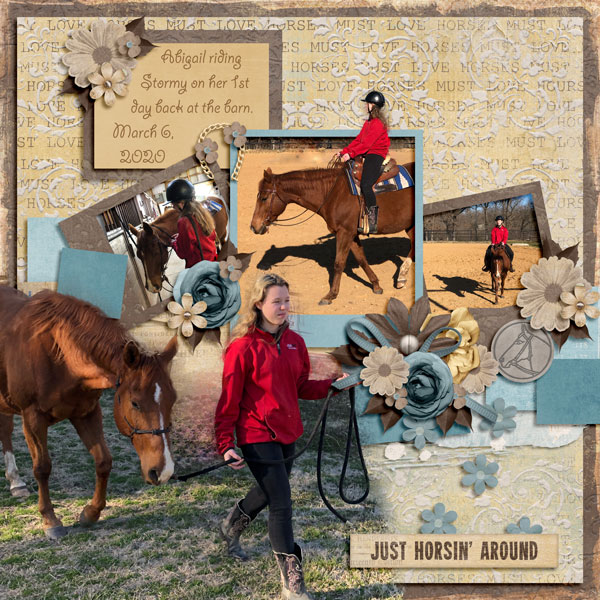 Abigail horse lesson 3.6.20