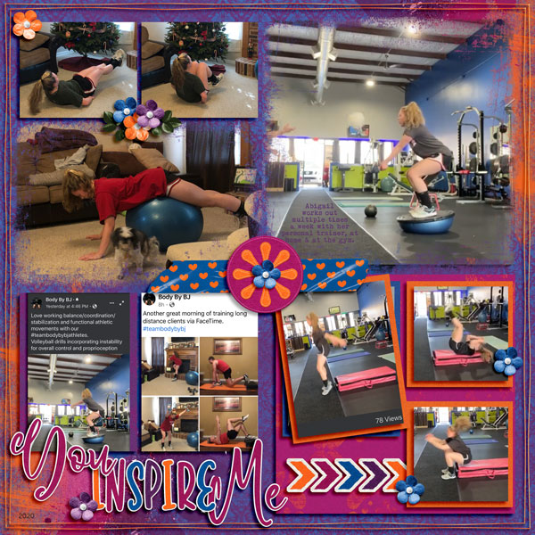 Abigail workout with personal trainer in Nashville