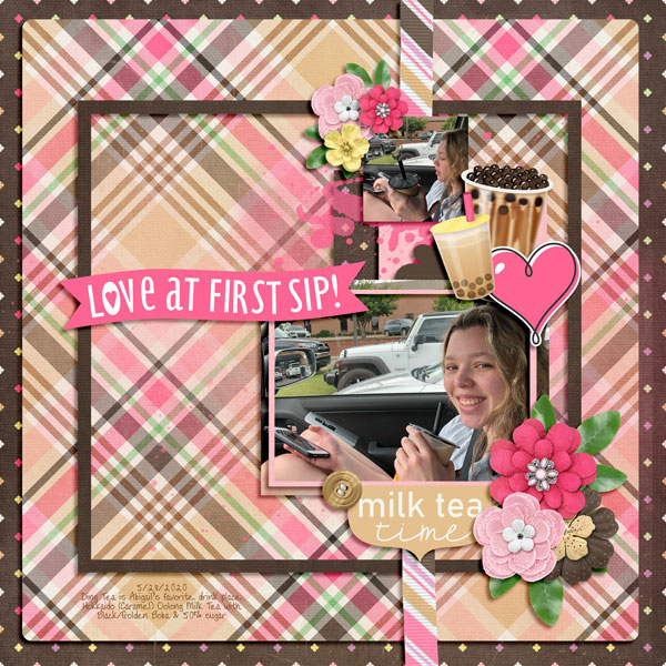 Abigail's favorite drink - Boba Tea 5.28.20