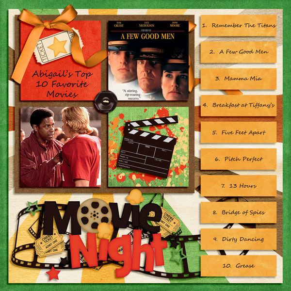 Abigail's Favorite Movies - Top Ten 2019