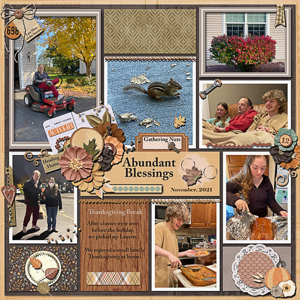 Abundant Blessings in November of 2021