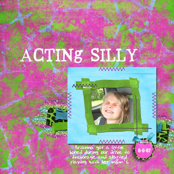 acting silly