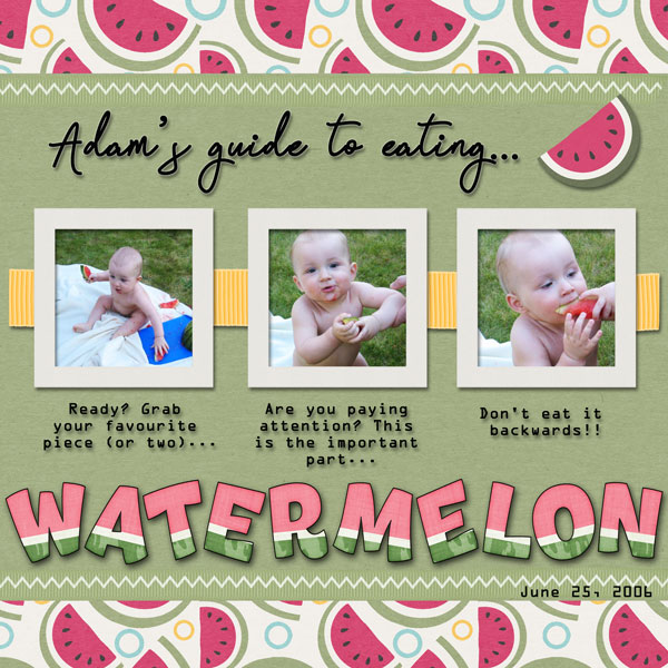 Adam's Guide to Eating Watermelon