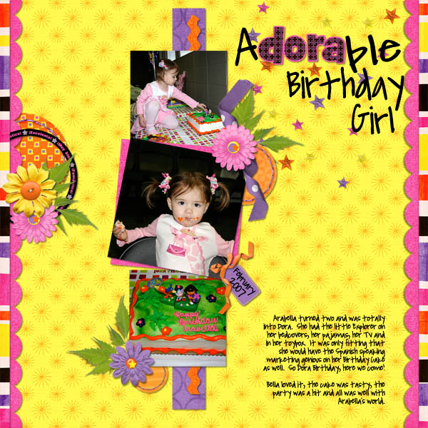 Adorable Birthday Girl