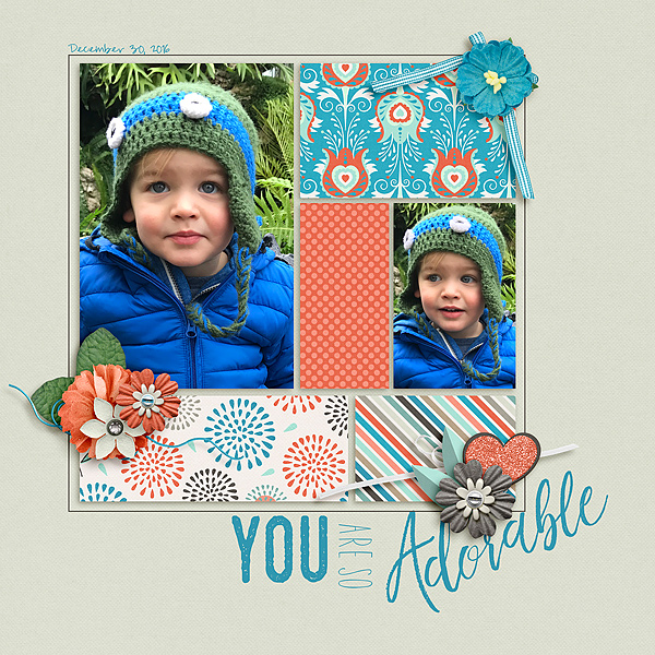 Adorable (Scraplift Challenge)